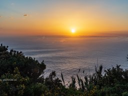 Západ slunce z Ponta da Ladeira